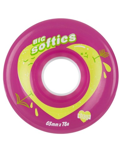 CHAYA - BIG  SOFTIE`S CLEAR PINK 65mm. 78A - 2