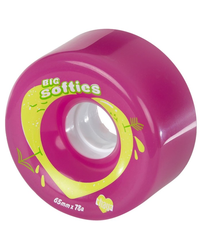 CHAYA - BIG  SOFTIE`S CLEAR PINK 65mm. 78A - 4
