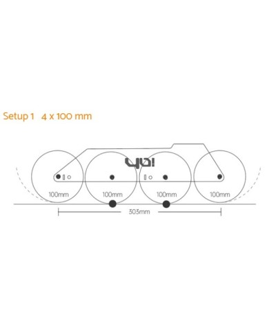 YOYOSKATE - SAGO PLUS 4x100 NR / 3x125 F GOLD - 4