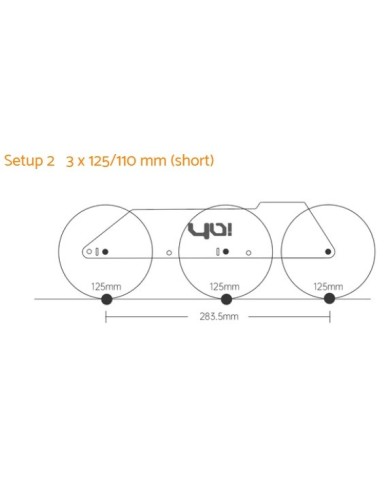 YOYOSKATE - SAGO PLUS 4x100 NR / 3x125 F GOLD - 5