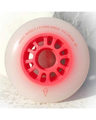 FLYING EAGLE - SWEET WHEELS ICE CREAM RED 90mm. SOFT - 1
