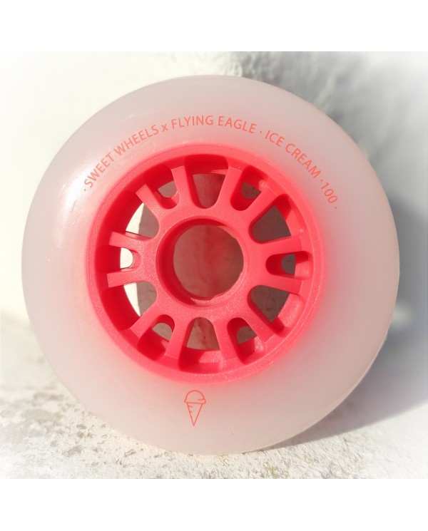 FLYING EAGLE - SWEET WHEELS ICE CREAM RED 100mm. SOFT - 1