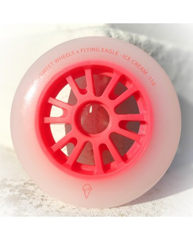 FLYING EAGLE - SWEET WHEELS ICE CREAM RED 110mm. SOFT - 2 FLYING EAGLE - SWEET WHEELS ICE CREAM RED 110mm. SOFT - 2