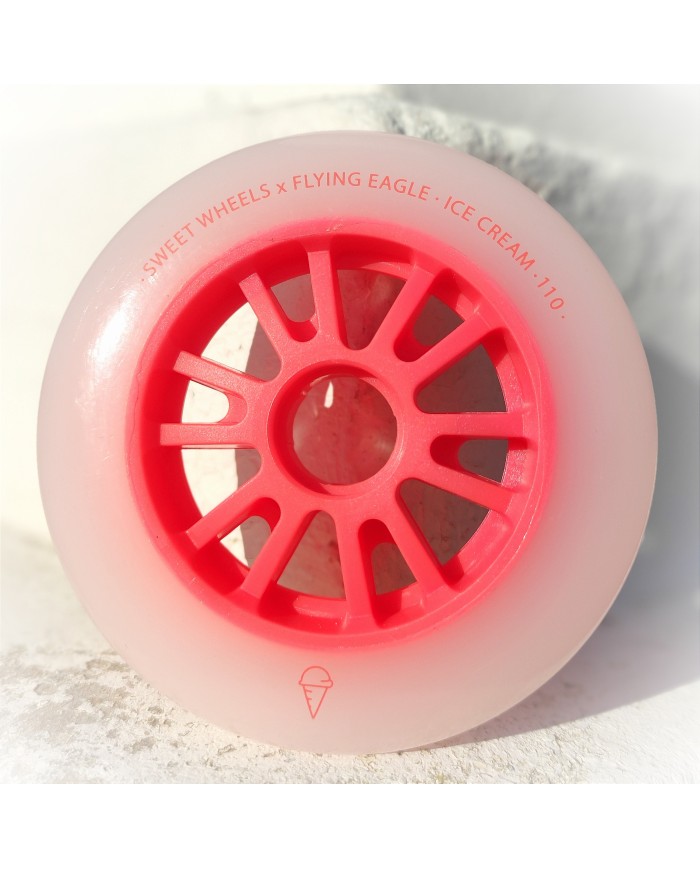 FLYING EAGLE - SWEET WHEELS ICE CREAM RED 110mm. SOFT - 2