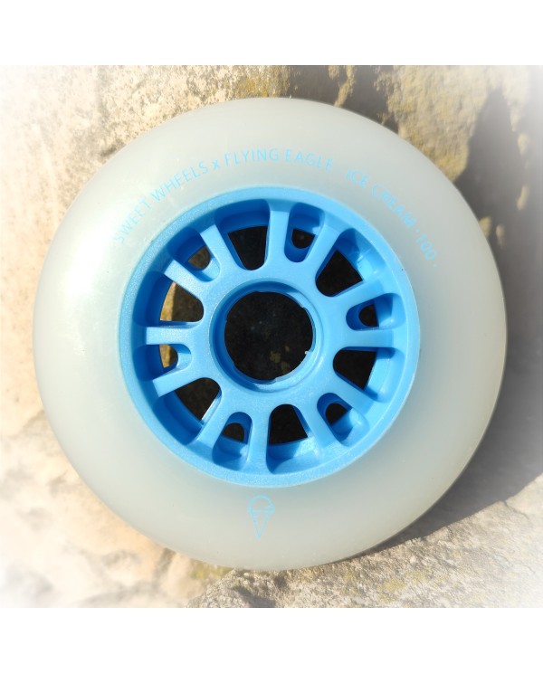 FLYING EAGLE - SWEET WHEELS ICE CREAM BLUE 100mm. SOFT - 2