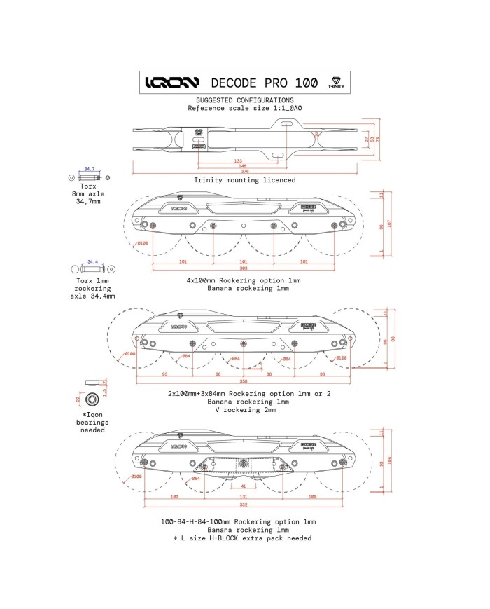 IQON - TR DECODE PRO 100 BLUE COMBO - 8