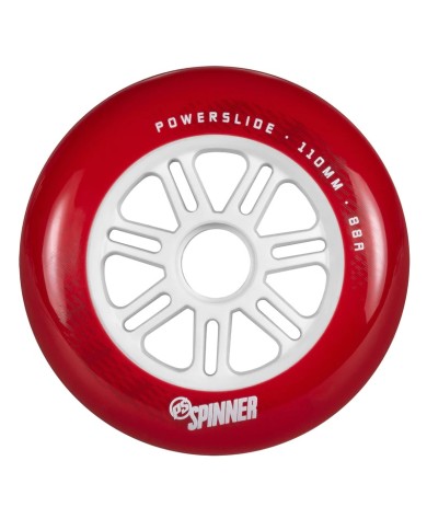 POWERSLIDE - SPINNER RED 100/110mm. 88A