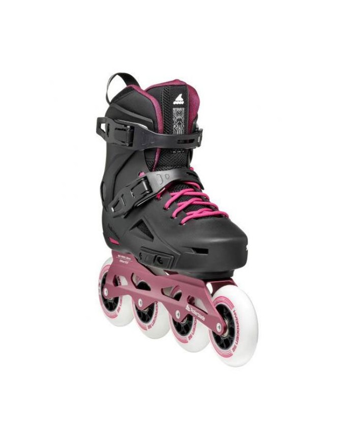 ROLLERBLADE - LIGHTNING 90 W BLACK/SANGRIA