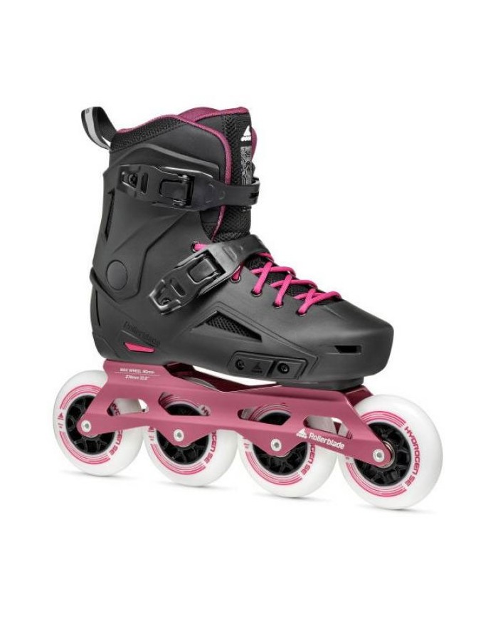 ROLLERBLADE - LIGHTNING 90 W BLACK/SANGRIA