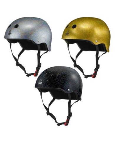 TRIPLE 8 - THE CERTIFIED SWEATSAVER HELMET GLITTER TRIPLE 8 - THE CERTIFIED SWEATSAVER HELMET GLITTER