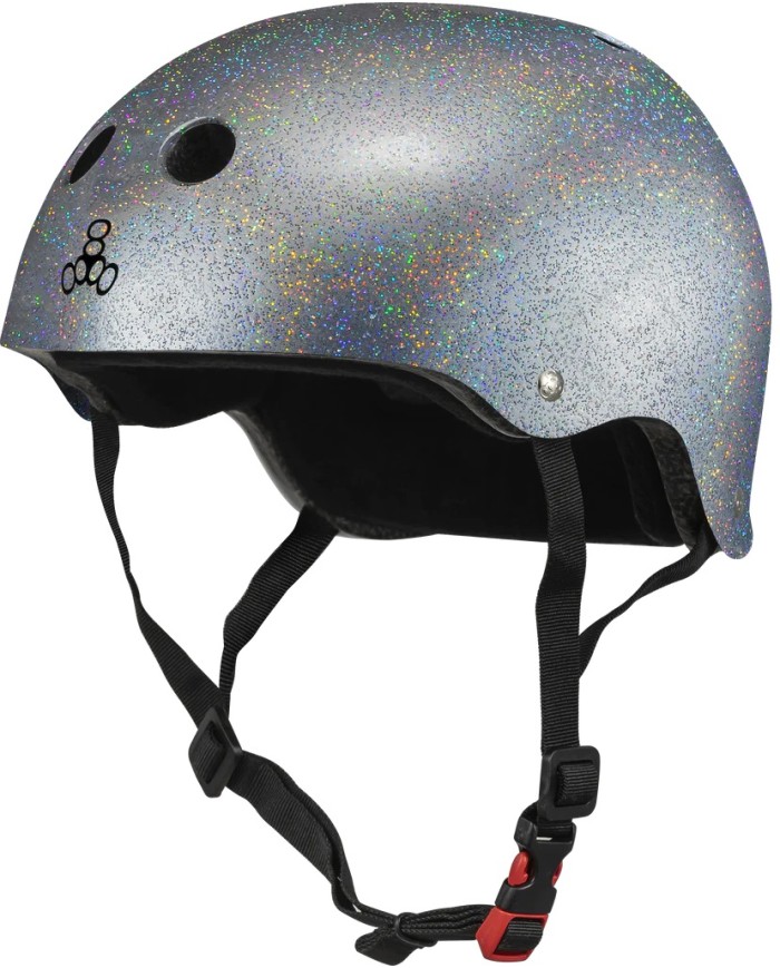 TRIPLE 8 - THE CERTIFIED SWEATSAVER HELMET GLITTER TRIPLE 8 - THE CERTIFIED SWEATSAVER HELMET GLITTER
