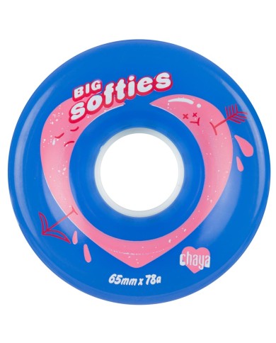 CHAYA - BIG SOFTIE`S CLEAR BLUE 65mm 78A CHAYA - BIG SOFTIE`S CLEAR BLUE 65mm 78A