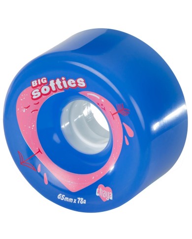 CHAYA - BIG SOFTIE`S CLEAR BLUE 65mm 78A CHAYA - BIG SOFTIE`S CLEAR BLUE 65mm 78A