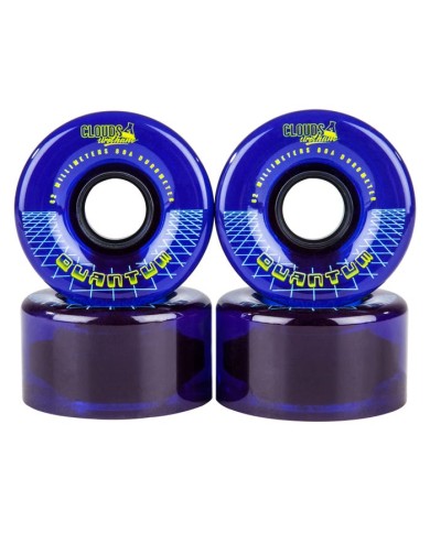 ROOKIE - CLOUDS URETHANE WHEELS - QUANTUM 62mm 80A BLUE ROOKIE - CLOUDS URETHANE WHEELS - QUANTUM 62mm 80A BLUE