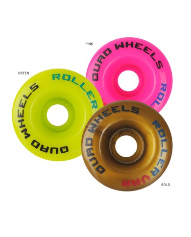 TEMPISH - WHEELS FOR QUADS PINK / GOLD / GREN TEMPISH - WHEELS FOR QUADS PINK / GOLD / GREN