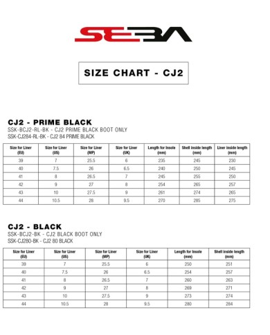 SEBA - CJ2 PRIME BLACK BOOT SEBA - CJ2 PRIME BLACK BOOT