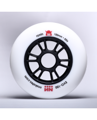 FR SKATES - SLIDERS WHEELS 100mm/110mm 90A WHITE/BLUE x6