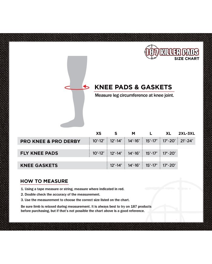 187 KILLER PADS - PRO KNEE PAD