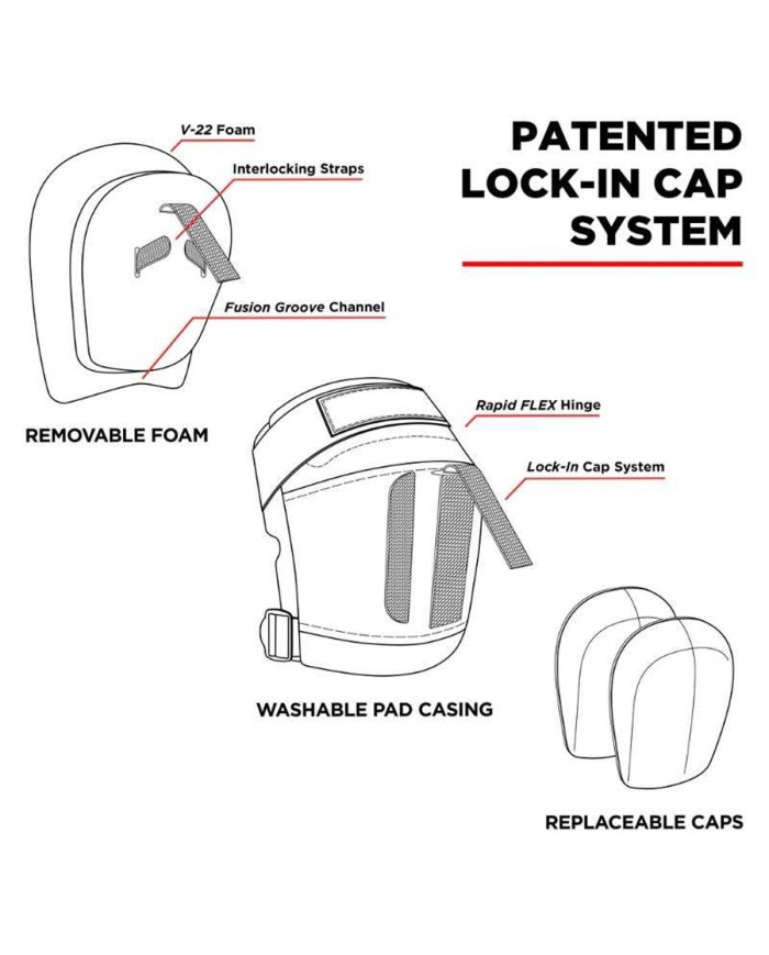 187 KILLER PADS - PRO DERBY KNEE PADS