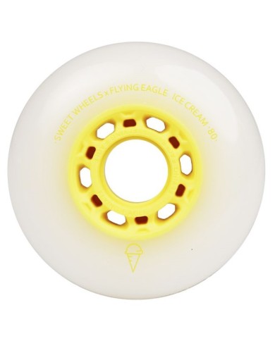 FLYING EAGLE - SWEET WHEELS ICE CREAM YELLOW 76/80mm FLYING EAGLE - SWEET WHEELS ICE CREAM YELLOW 76/80mm