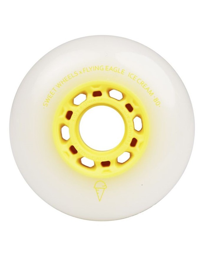 FLYING EAGLE - SWEET WHEELS ICE CREAM AMARILLA 76/80mm SOFT