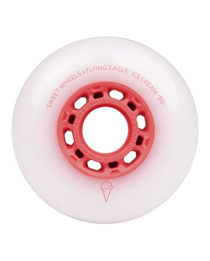 FLYING EAGLE - SWEET WHEELS ICE CREAM RED 76/80mm