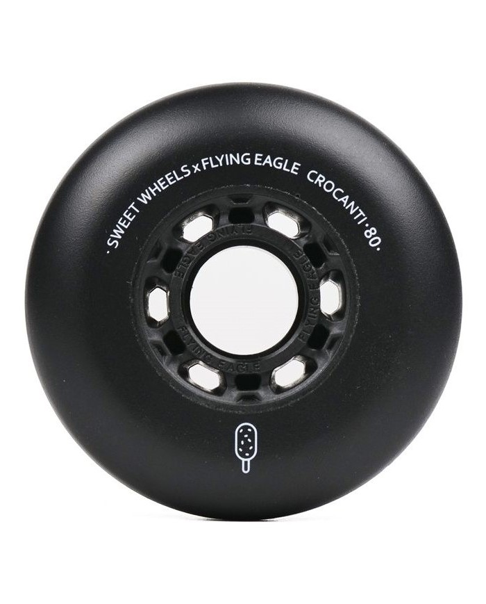 FLYING EAGLE - SWEET WHEELS CROCANTI NEGRA 76/80mm. HARD