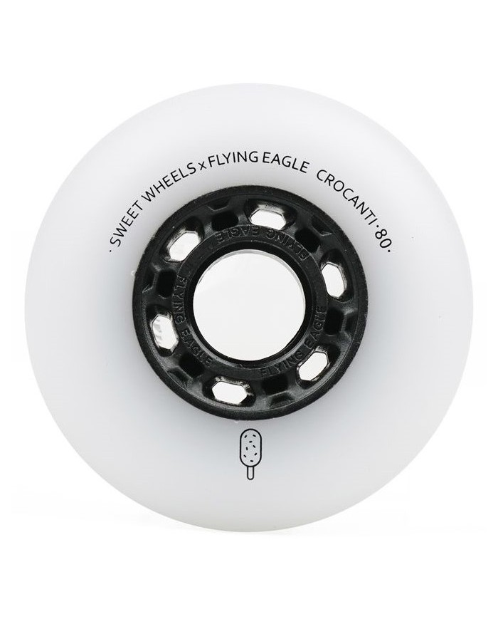 FLYING EAGLE - SWEET WHEELS CROCANTI BLANCA 76/80mm. HARD