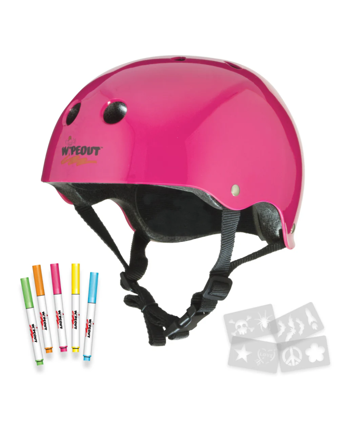 TRIPLE 8 - WIPEOUT DRY ERASE HELMET PINK