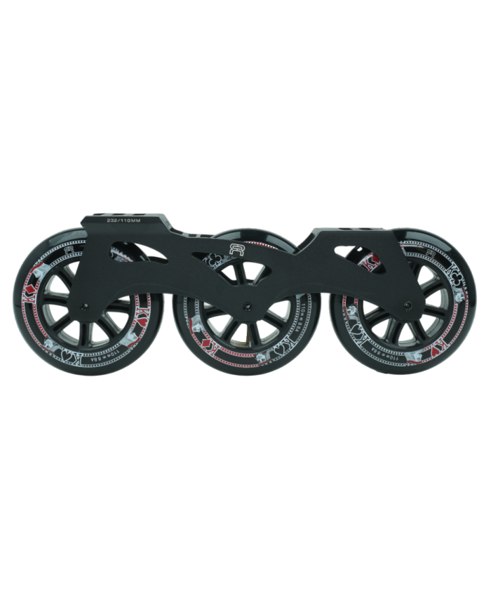 FR SKATES - X2 BLACK FRAME 3x110 / 232mm FR SKATES - X2 BLACK FRAME 3x110 / 232mm