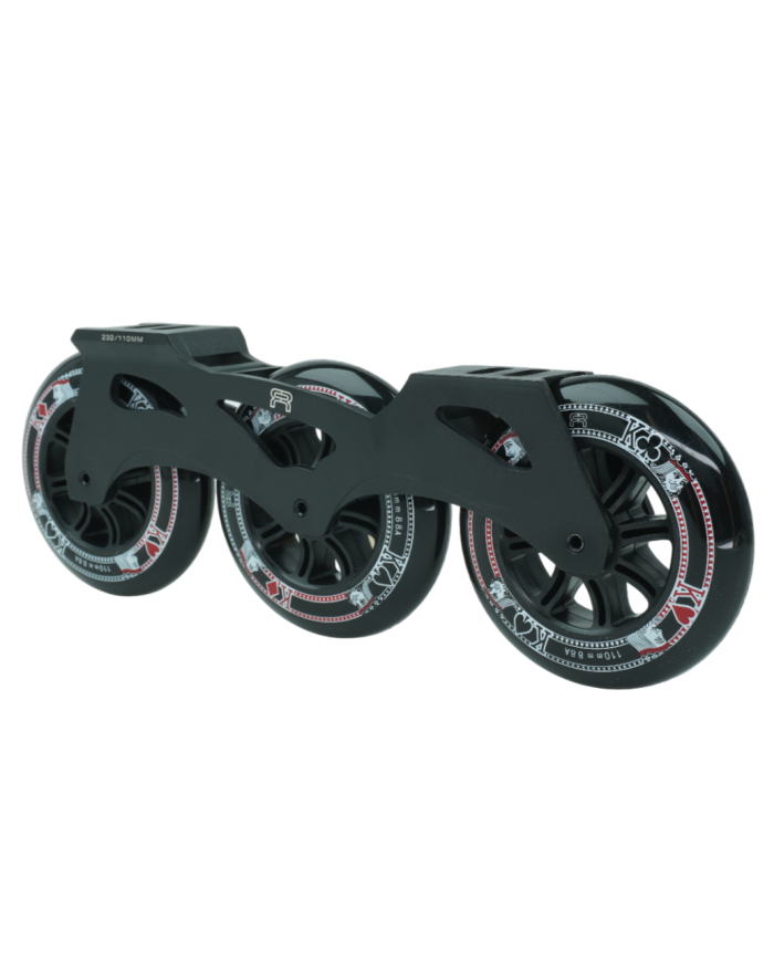 FR SKATES - X2 BLACK FRAME 3x110 / 232mm FR SKATES - X2 BLACK FRAME 3x110 / 232mm