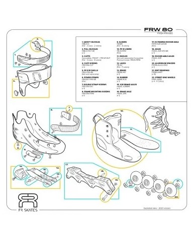 FR SKATES - FRW 80 - PINK FR SKATES - FRW 80 - PINK