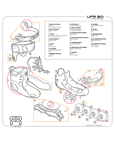 FR SKATES - UFR 80 BLACK FR SKATES - UFR 80 BLACK
