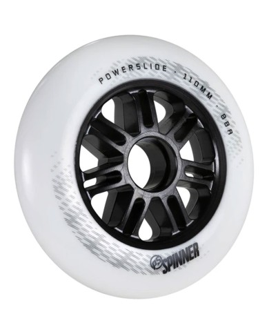 POWERSLIDE - SPINNER BLANCO 100/110mm. 88A