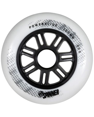 POWERSLIDE - SPINNER BLANCO 100/110mm. 88A