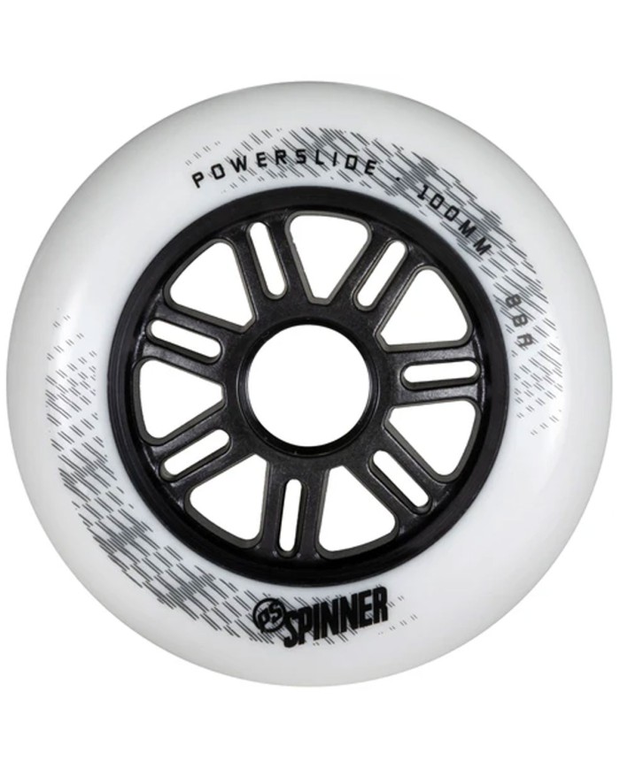 POWERSLIDE - SPINNER BLANCO 100/110mm. 88A