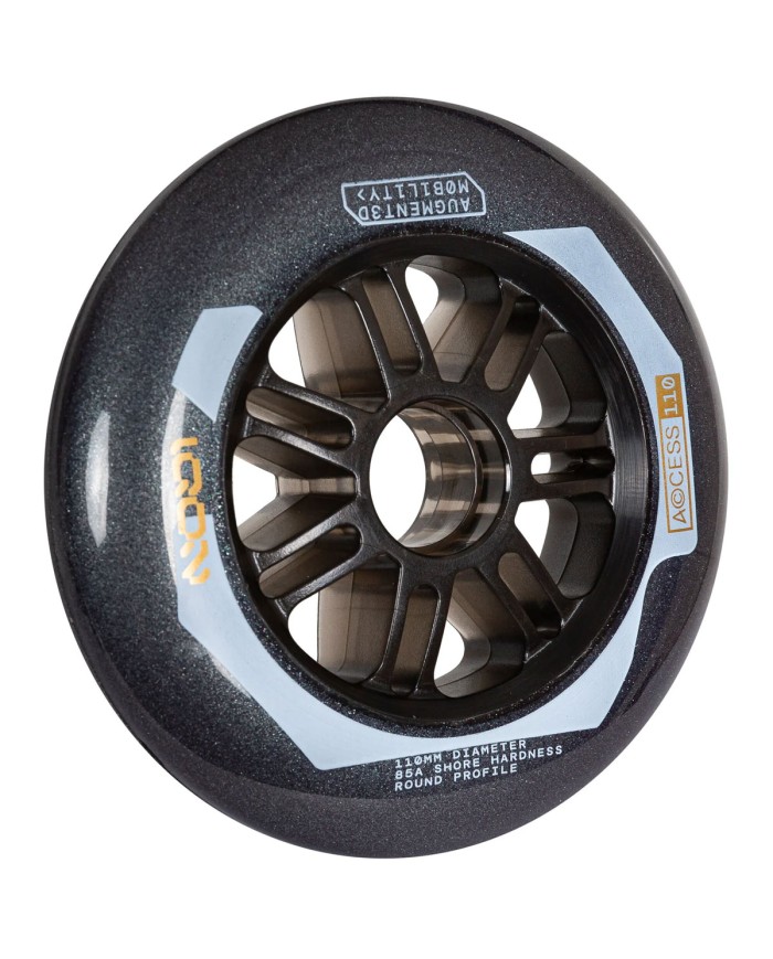 IQON - ACCES DARK GREY 110mm. 85A