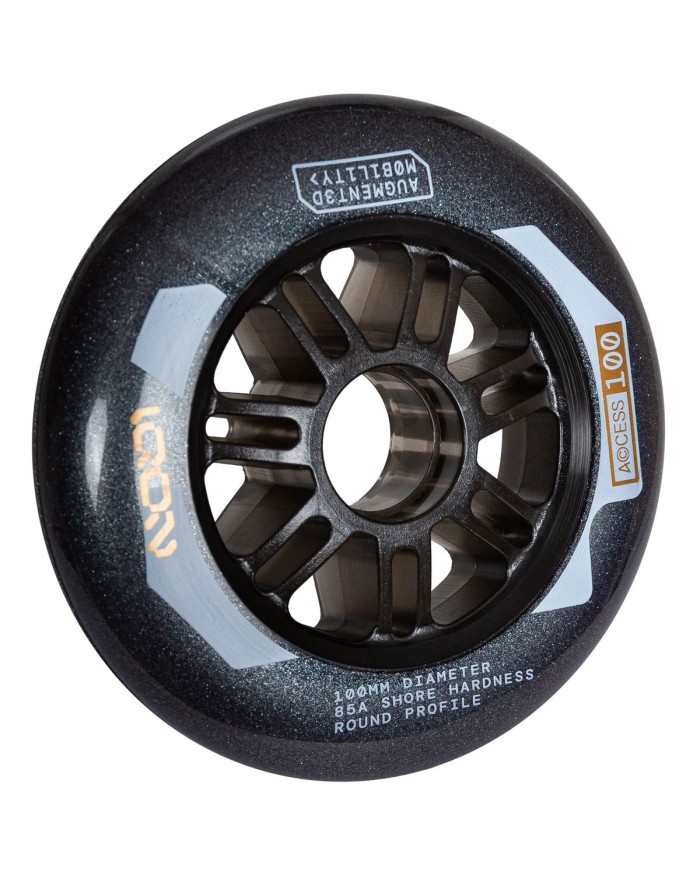 IQON - ACCES DARK GREY 100mm. 85A