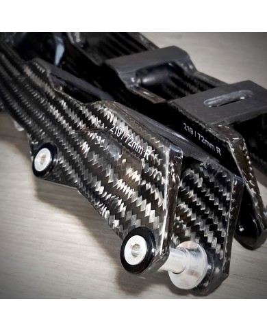 FR SKATES - CARBON FRAMES ROCKERED 219 - 231 - 243