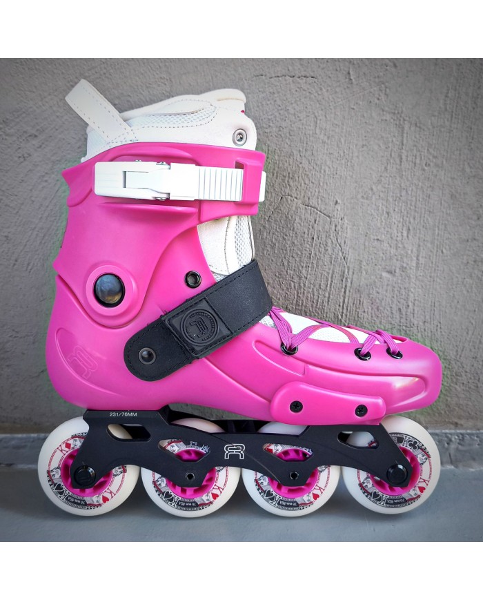 FR SKATES - FRJ PINK-WHITE