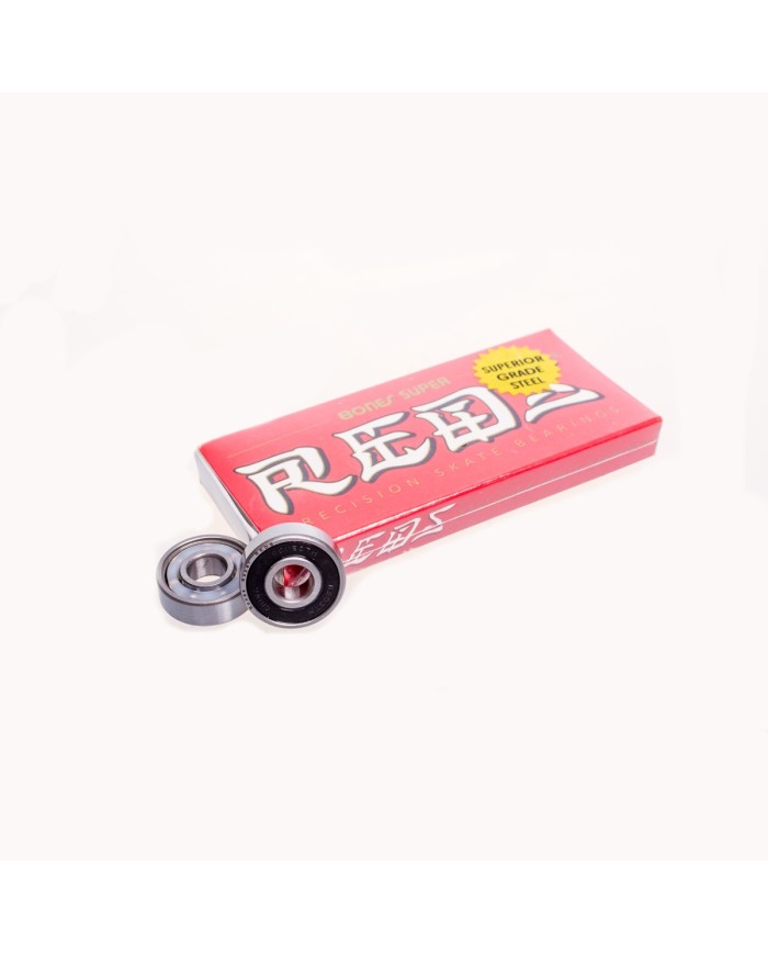 BONES® SUPER REDS® Bones® Super REDS® Skateboard Bearings 8 pack - Bones Bearings