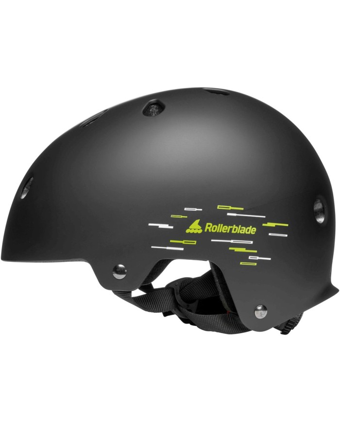 Casco Junior Rollerblade negro lateral