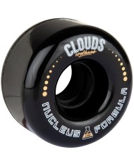 CLOUDS URETHANE WHEELS - QUANTUM 62mm 80A BLUE - RED