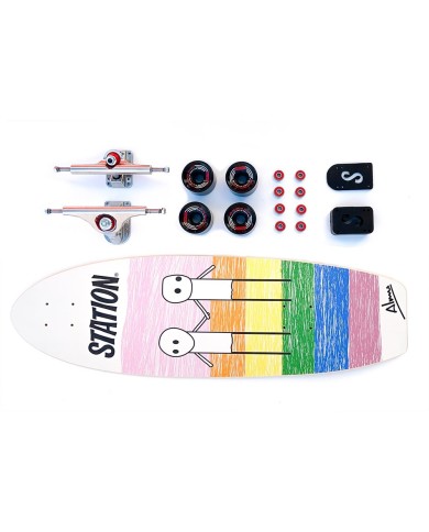 STATION - SURFSKATE  TRIPLE S  LITTTLE MEN - 3 STATION - SURFSKATE  TRIPLE S  LITTTLE MEN - 3